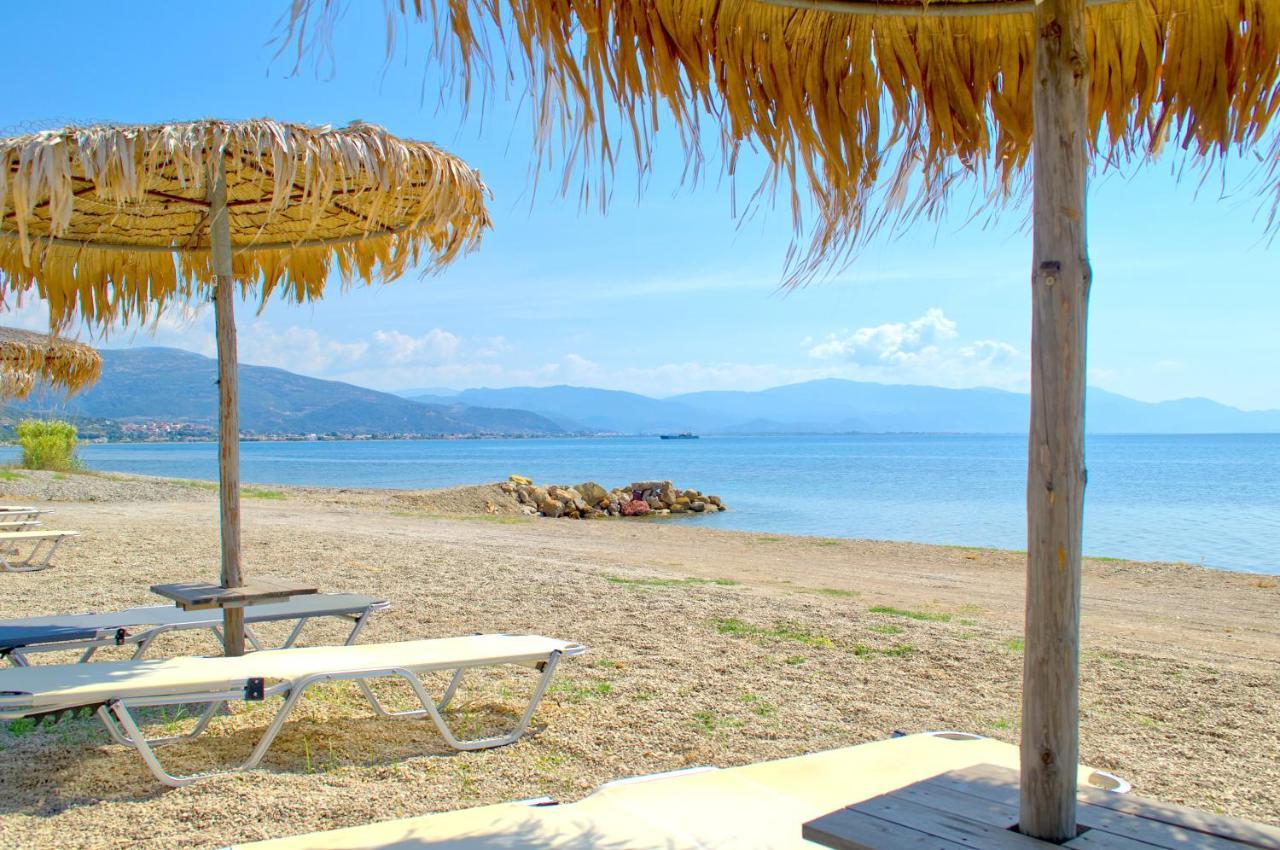 Epipleon Luxury Suites -102- Δωμάτιο 45Τμ Με Βεράντα 35Τμ Μπροστά Στη Θάλασσα Návpaktos Eksteriør bilde